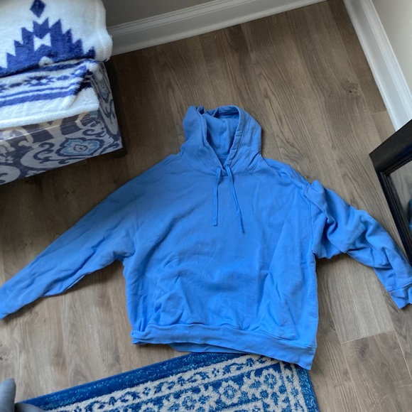 Girlfriend Collective 50/50 Classic Hoodie in Bluejay, XXXL - Picture 2 of 3